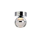 ET2 Lighting Swank E24590-93PC 1-Light 6W Polished Chrome LED Semi Flush Mount