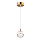 ET2 Lighting E24591-93NAB Swank 1-Light 6W Natural Aged Brass Pendant