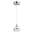 ET2 Lighting E24591-93PC Swank 1-Light 6W Polished Chrome Pendant