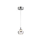 ET2 Lighting E24591-93PC Swank 1-Light 6W Polished Chrome Pendant