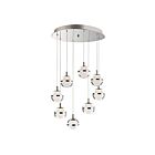 ET2 Lighting E24598-93PC Swank 8-Lights 48W Polished Chrome Pendant