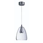 ET2 Lighting E24608-18PCSV Sven 1-Light 5W Polished Chrome/Silver Pendant