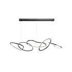 ET2 Lighting E24616-BC Unity 1-Light 50W Black Chrome Pendant