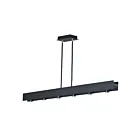 ET2 Lighting E24636-BKPC Beam LED 6-Lights 18W Black/Polished Chrome Pendant