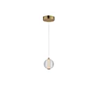 ET2 Lighting E24641-144GLD Rhythm 1-Light 5W Gold Pendant
