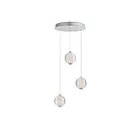 ET2 Lighting E24643-144PC Rhythm 3-Lights 15W Polished Chrome Pendant