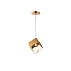ET2 Lighting E24681-26FG Ice Cube 1-Light 4W French Gold Pendant
