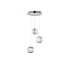 ET2 Lighting E24693-75PC Pulse 3-Lights 18W Polished Chrome Pendant
