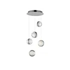 ET2 Lighting E24695-75PC Pulse 5-Lights 30W Polished Chrome Pendant