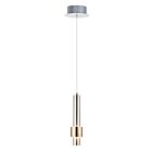ET2 Lighting E24751-SNSBR Reveal 1-Light 6W Satin Nickel/Satin Brass Pendant