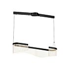 ET2 Lighting E24773-133BK Sonata 1-Light 30W Black Pendant