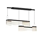 ET2 Lighting E24774-133BK Sonata 2-Lights 54W Black Pendant