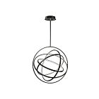 ET2 Lighting E24785-BK Gyro II 5-Lights 390W Black Pendant