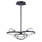 ET2 Lighting E24787-BKPC Gyro II 6-Lights 438W Black/Polished Chrome Pendant