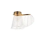 ET2 Lighting E24810-82BCN 12W Brushed Champagne LED Flush Mount