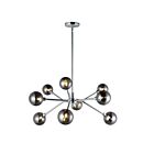 ET2 Lighting E24823-138PC Asteroid 9-Lights 36W Polished Chrome Pendant