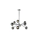 ET2 Lighting E24823-138PC Asteroid 9-Lights 36W Polished Chrome Pendant