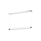 ET2 Lighting E24833-75AL 1-Light 12W Brushed Aluminum LED Pendant