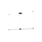 ET2 Lighting E24835-75GM 2-Lights 18W Gunmetal LED Pendant