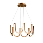 ET2 Lighting E24853-BCN You 1-Light 47W Brushed Champagne Pendant