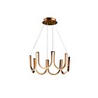 ET2 Lighting E24853-BCN You 1-Light 47W Brushed Champagne Pendant