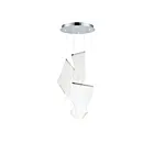 ET2 Lighting E24874-133PC Rinkle 3-Lights 7W Polished Chrome Pendant