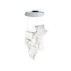 ET2 Lighting E24875-133PC Rinkle 6-Lights 150W Polished Chrome Pendant