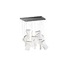 ET2 Lighting E24878-133BGM Rinkle 13-Lights 39W Brushed Gunmetal Pendant