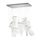 ET2 Lighting E24878-133PC Rinkle 13-Lights 32.5W Polished Chrome Pendant