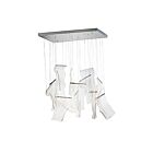 ET2 Lighting E24878-133PC Rinkle 13-Lights 32.5W Polished Chrome Pendant