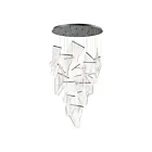 ET2 Lighting E24880-133BGM Rinkle 24-Lights 60W Brushed Gunmetal Pendant