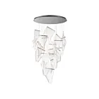 ET2 Lighting E24880-133PC Rinkle 24-Lights 60W Polished Chrome Pendant