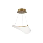 ET2 Lighting E24881-133FG Rinkle 1-Light 7.8W French Gold Pendant