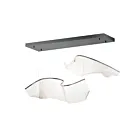 ET2 Lighting E24882-133BGM Rinkle 2-Lights 42W Brushed Gunmetal Pendant