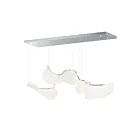 ET2 Lighting E24883-133PC Rinkle 3-Lights 99W Polished Chrome Pendant