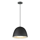 ET2 Lighting E24914-BKSBR Fungo 1-Light 8W Black/Satin Brass Pendant