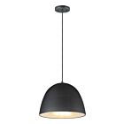 ET2 Lighting E24914-BKSBR Fungo 1-Light 8W Black/Satin Brass Pendant