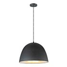 ET2 Lighting E24916-BKSBR Fungo 1-Light 12W Black/Satin Brass Pendant