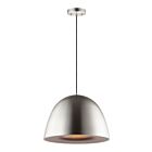 ET2 Lighting E24916-SNBK Fungo 1-Light 12W Satin Nickel/Black Pendant