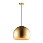 ET2 Lighting E24926-SBRCOF Palla 1-Light 12W Satin Brass/Coffee Pendant
