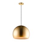 ET2 Lighting E24926-SBRCOF Palla 1-Light 12W Satin Brass/Coffee Pendant