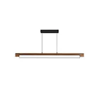 ET2 Lighting E24932-WNBK Joist 1-Light 28W Walnut/Black Pendant