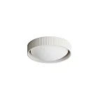 ET2 Lighting Souffle E25051-CHK 1-Light 25W Chaulk White LED Semi Flush Mount