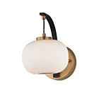 ET2 Lighting Soji E25062-92BKGLD 1-Light Black/Gold 4W LED Wall Sconce