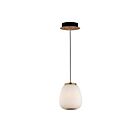 ET2 Lighting E25063-92BKGLD Soji 2-Lights 8W Black/Gold Pendant