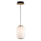 ET2 Lighting E25064-92BKGLD Soji 2-Lights 8W Black/Gold Pendant