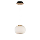 ET2 Lighting E25065-92BKGLD Soji 2-Lights 8W Black/Gold Pendant