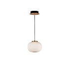 ET2 Lighting E25065-92BKGLD Soji 2-Lights 8W Black/Gold Pendant