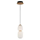 ET2 Lighting E25066-92BKGLD Soji 1-Light 14W Black/Gold Pendant