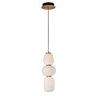 ET2 Lighting E25067-92BKGLD Soji 1-Light 20W Black/Gold Pendant